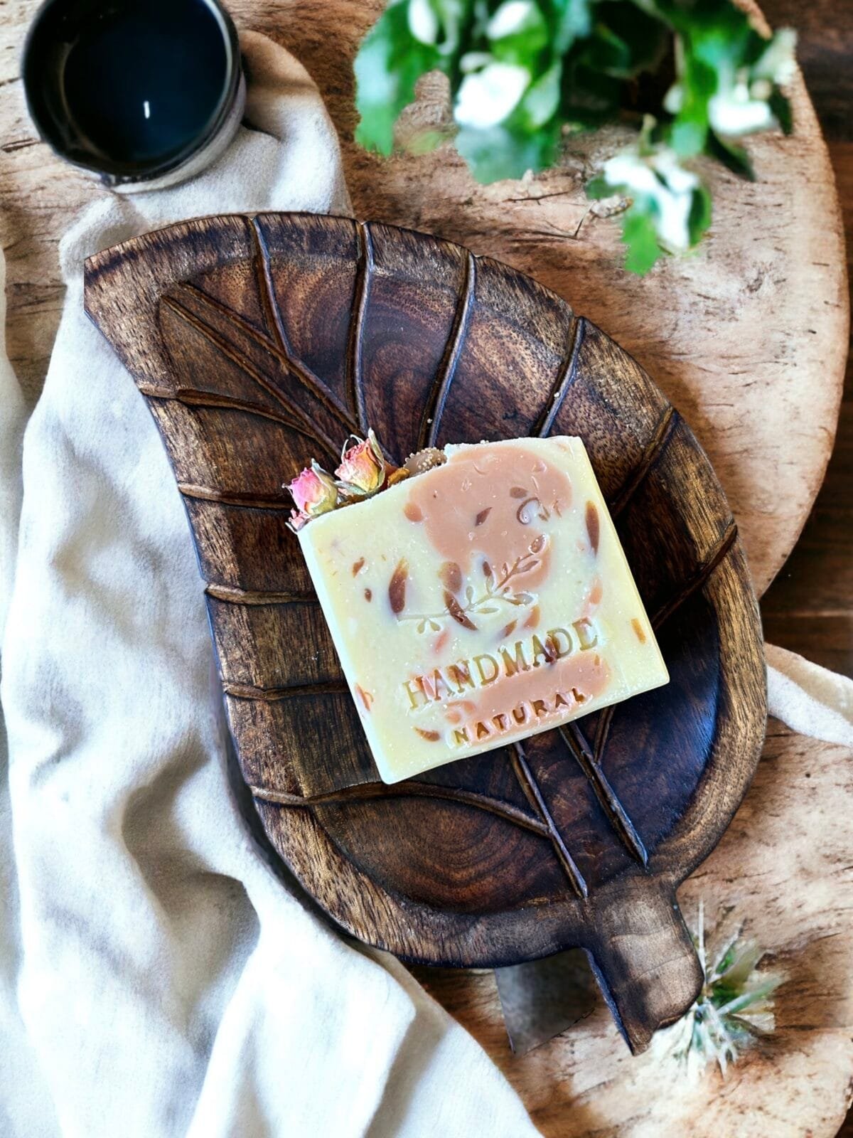 Do you have delicate skin or skin that is beginning to show the marks of passing time? Rose hip soap will be the perfect bar of all-natural herbal soap to care for your skin! As a facial bar, it will leave you with a brighter, healthier complexion while combating the signs of aging! And Did u know that Rose hips have 50% more vitamin C than oranges! Crazy right? But what does that mean for you skin? Well, the antioxidants from Vitamin C are shown to encourage the synthesis of collagen, reduce and prevent fine lines, scars, and wrinkles. The high vitamin A content in rose hips may work to regenerate new skin cells Pink clay & red clay is known to fantastic way to deep cleanse and gently exfoliate your skin leaving it with a brighter brighter complexion. Give yourself the opportunity to help your skin look and feel the way nature intended. You won’t regret it!