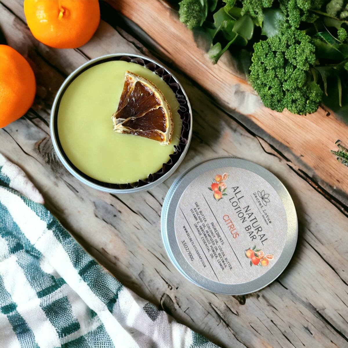 Natural Lotion Bar Citrus - Image 4